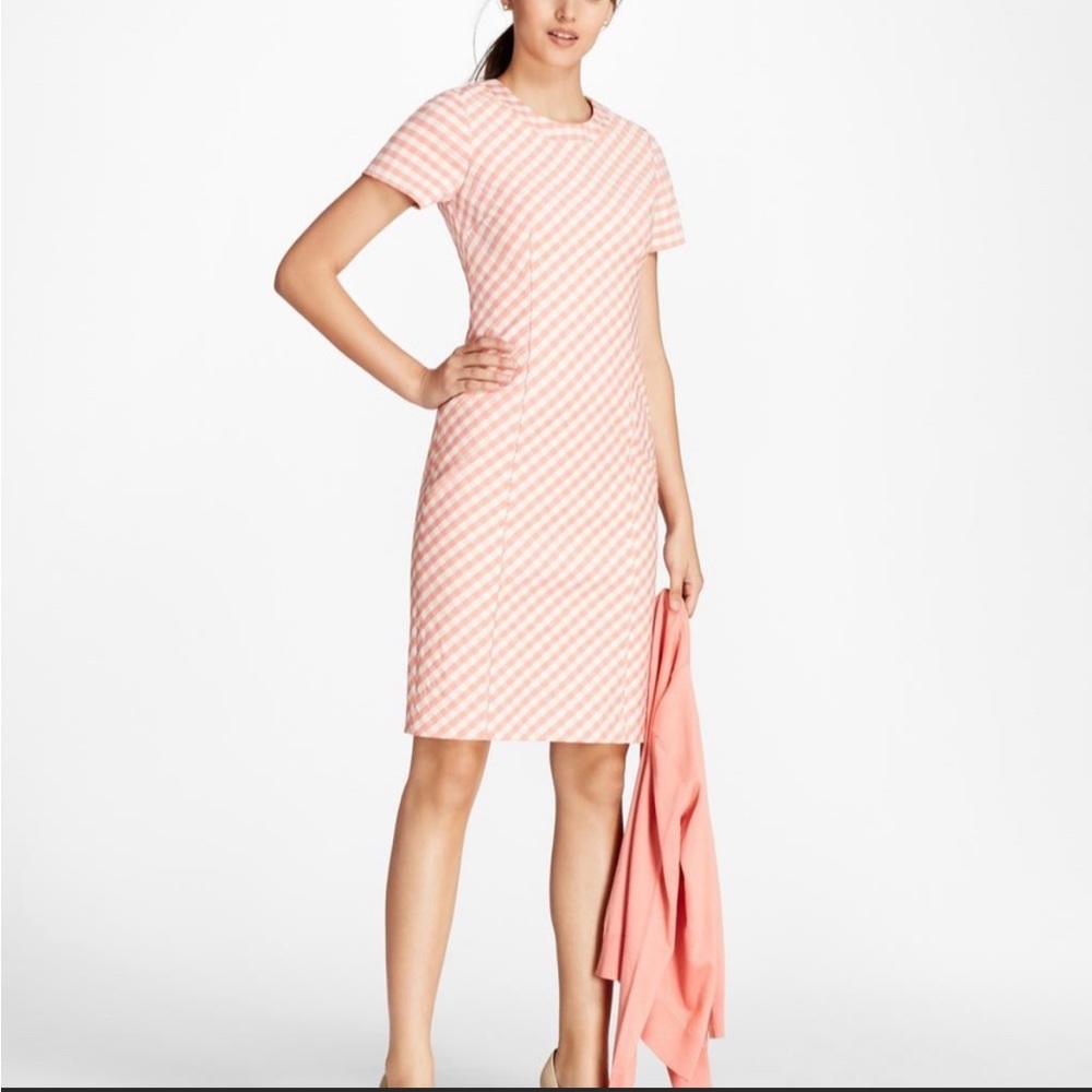 Brooks Brothers Pink Gingham Dress 💕